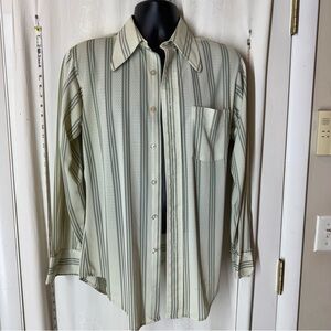 Vintage Career Club Striped Shirt